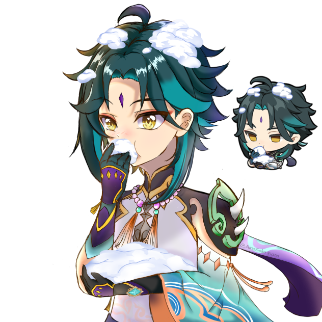 Xiao . 原神 💚❄️