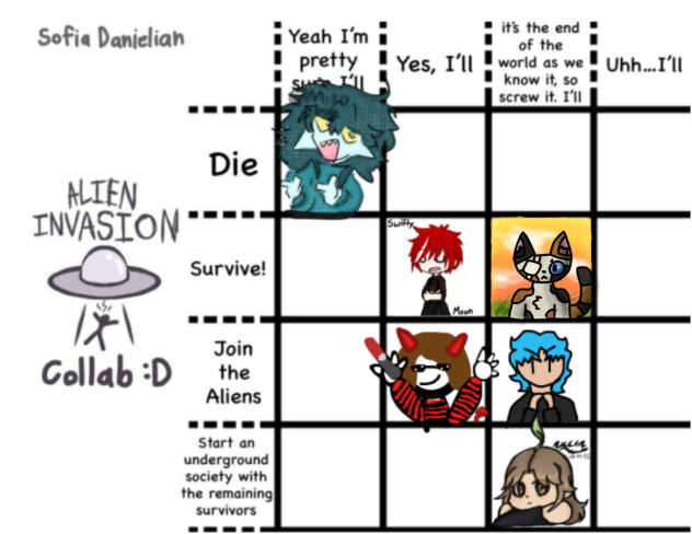 Alien invasion collab!