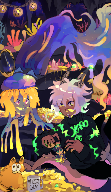 deep sea creatures - ibisPaint