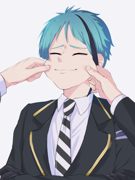 ジェイドくんのほっぺが柔らかい