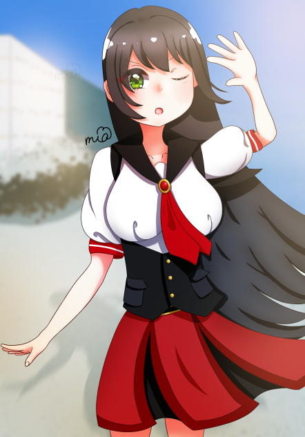 夏に照らされる
