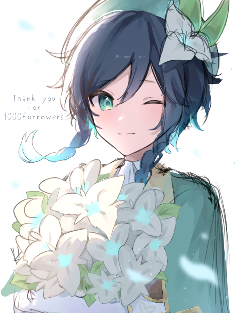 フォロワーさん1000人突破記念絵