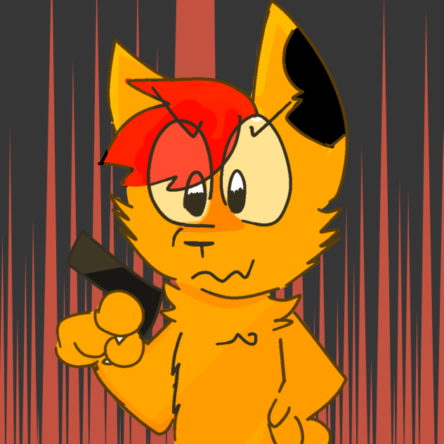HE HAS A GUN!!