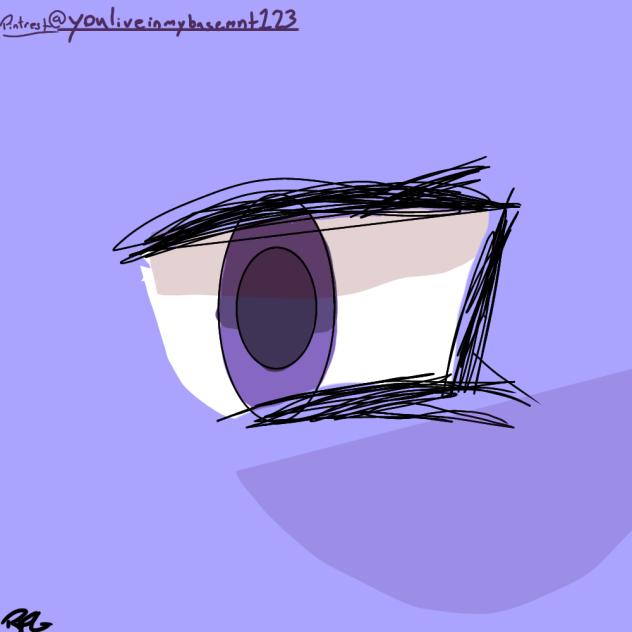 Just a random eye - ibisPaint