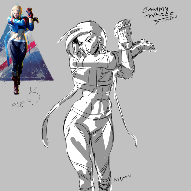 Cammy White doodle no. 2