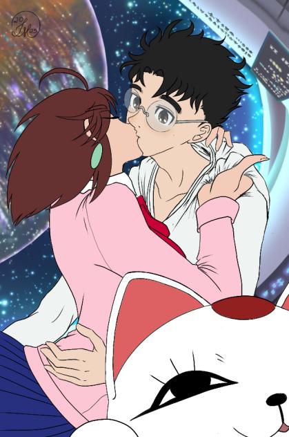 Momo and Okarun