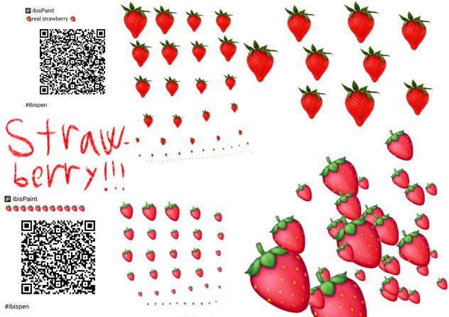 strawberry brush