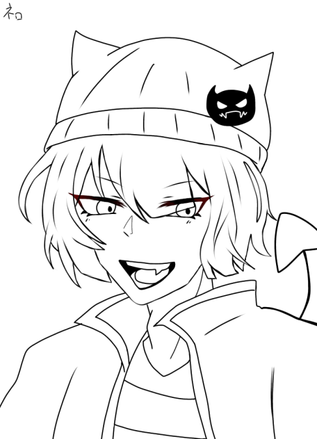 落書き線画“wrwrd！”