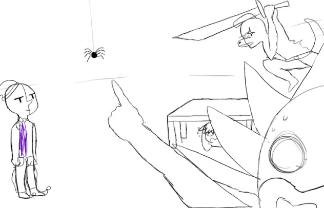 THERES A SPIDERRRRRR - Sundrop