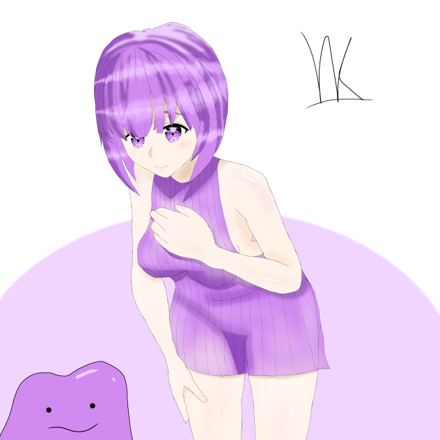 ポケモン　メタモン擬人化