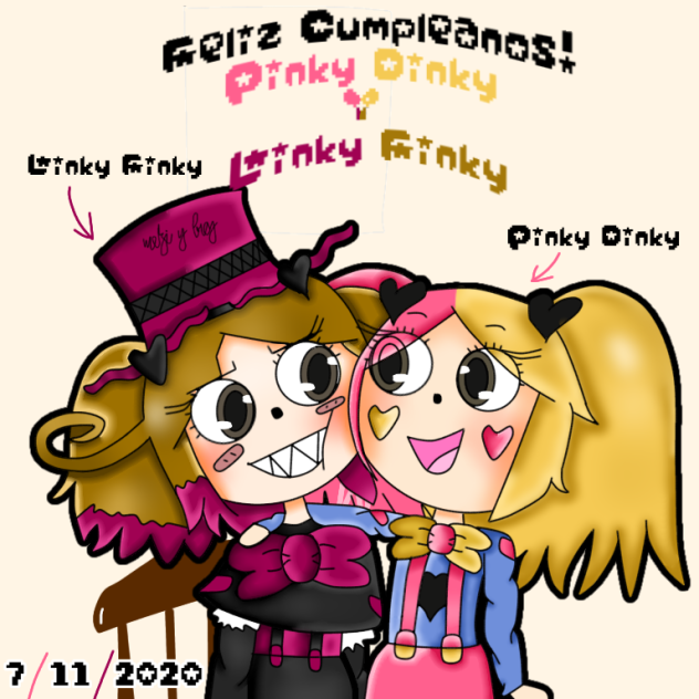 Cumpleaños de Pinky Dinky y Linky Finky