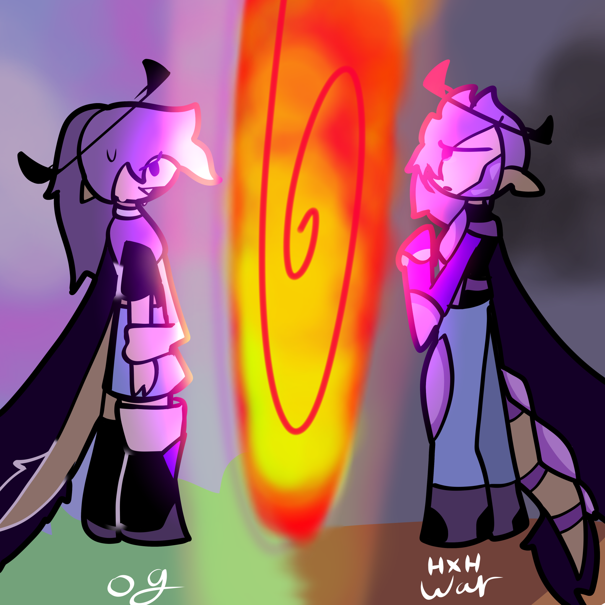 The main meets the war - ibisPaint