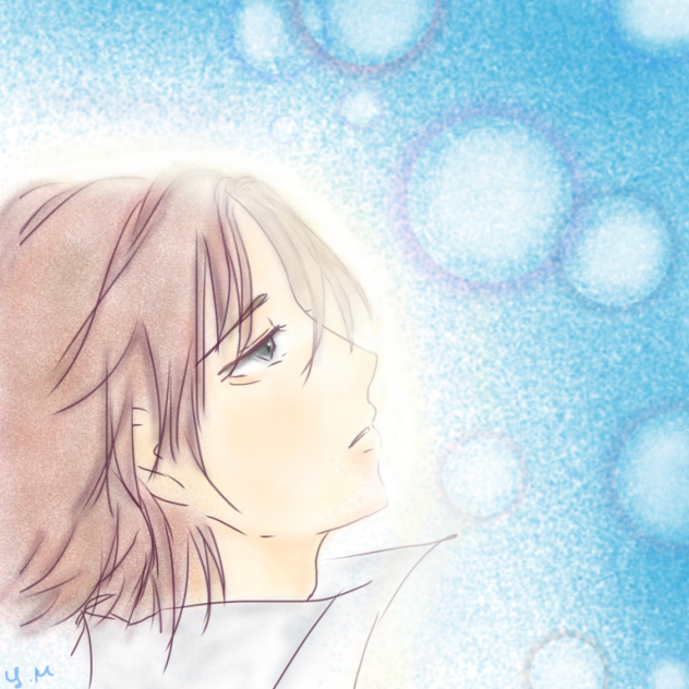 Blue bubble - ibisPaint