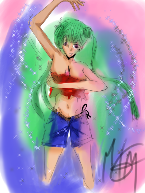 drawing of sexy girl manga