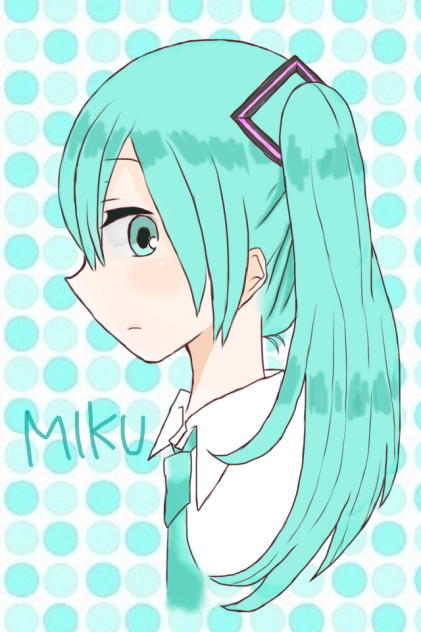 ミクさん(横顔)