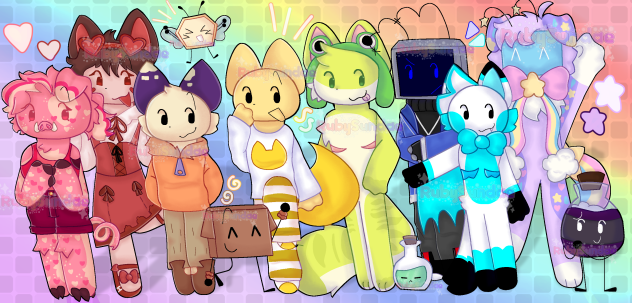 Rainbow of Funky Fellas 🌈