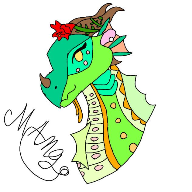 Mom as a dragon