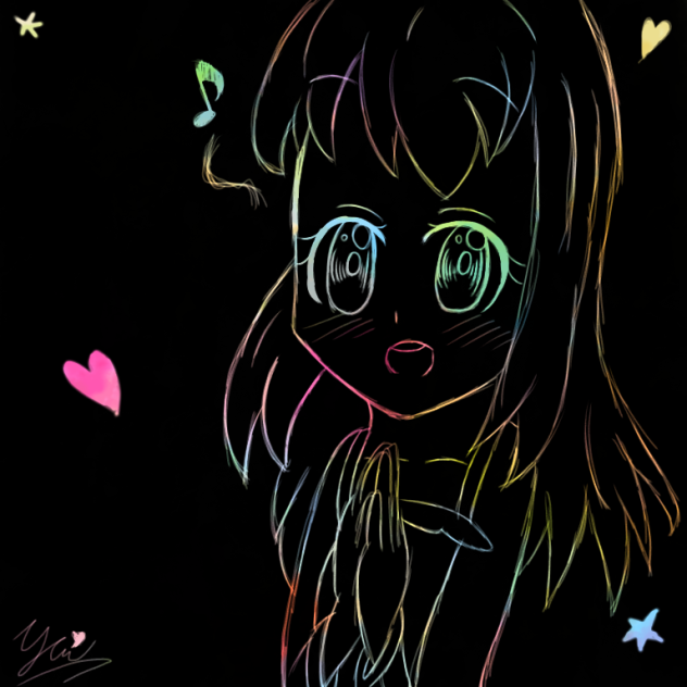 スクラッチアート