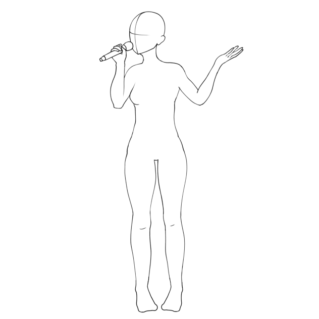 Female singing