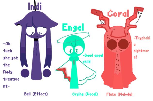 Oc redesigning but horror
