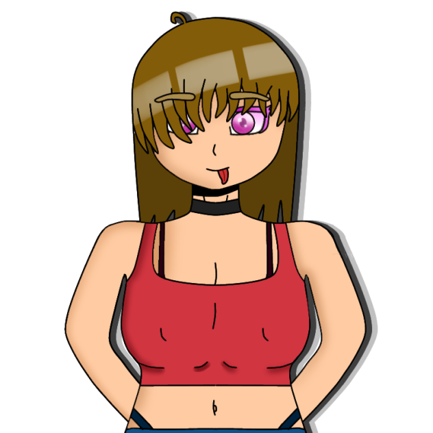 girl in red
