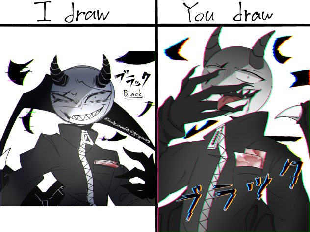 ブラックくんを描きました！