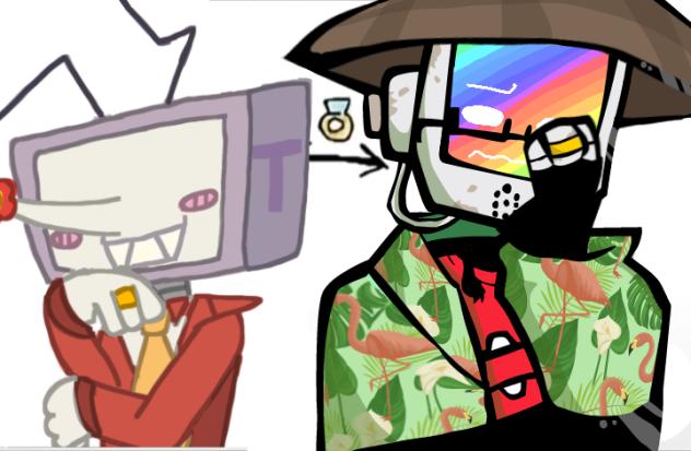 Art collab with a frien