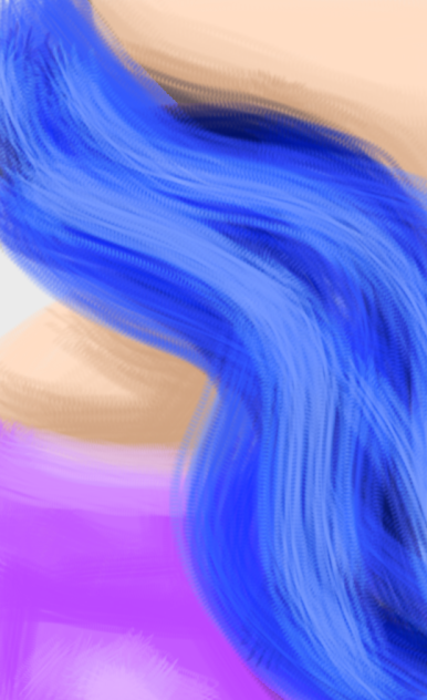 Anime girl faceless view - ibisPaint