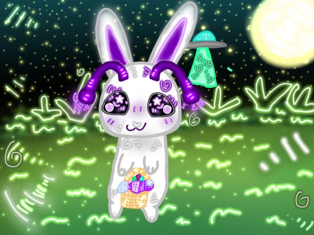 ALIEN EASTER BUNNY