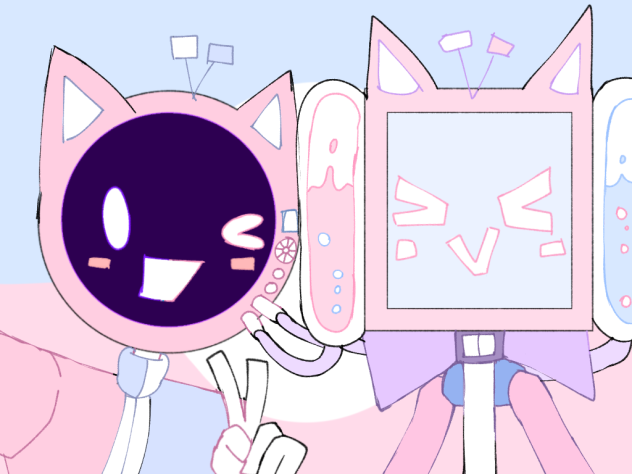 tv girl and tv man