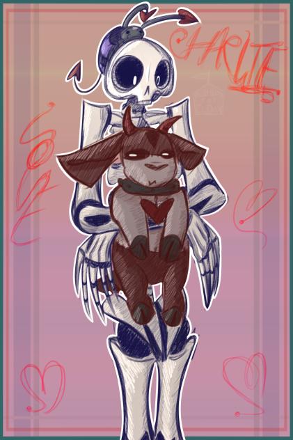 Charlie, Baphy and Dill doodle