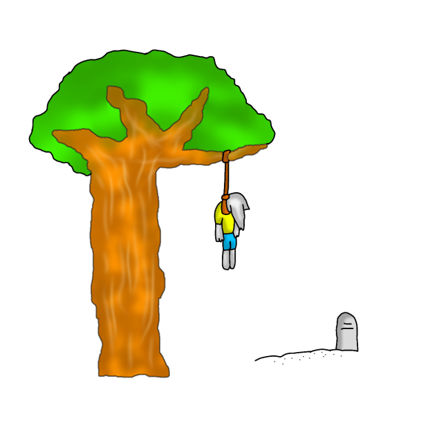 Hanging In Grave