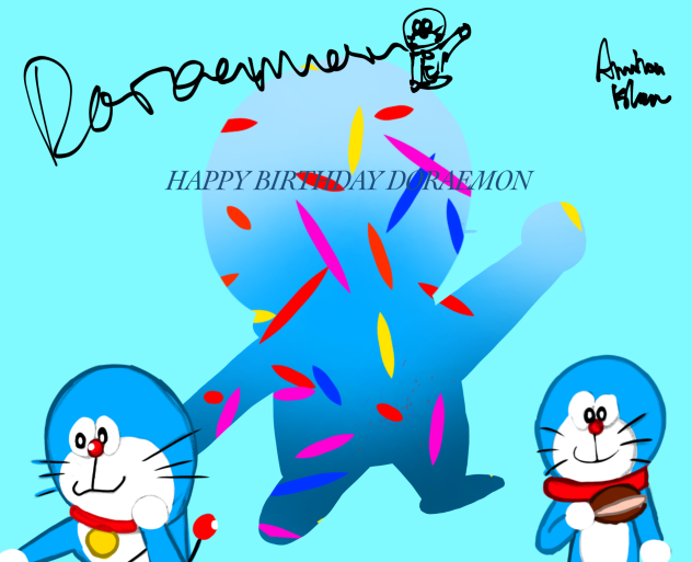 Happy birthday doraemon!!!