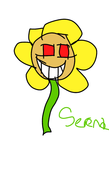SPEED PAINT FLOWEY THE FLOWER