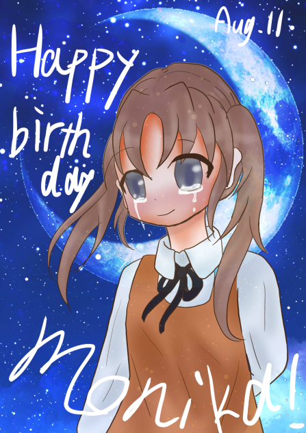 happy birthday  Monika!