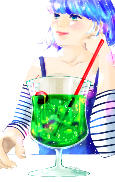 Soda girl - ibisPaint