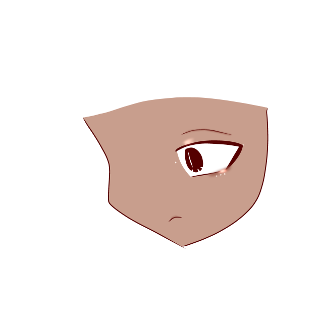 Deer face (human)