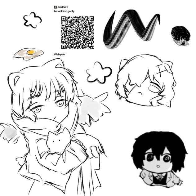 silly dazai brush (⁠≧⁠▽⁠≦⁠)