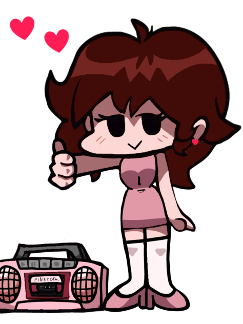 Pink girlfriend