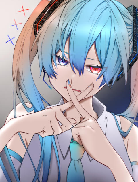 39Hatsune (free lineart)
