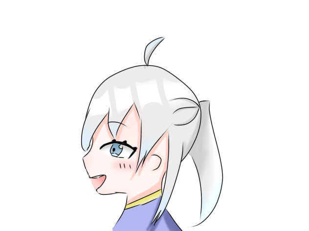横顔練習