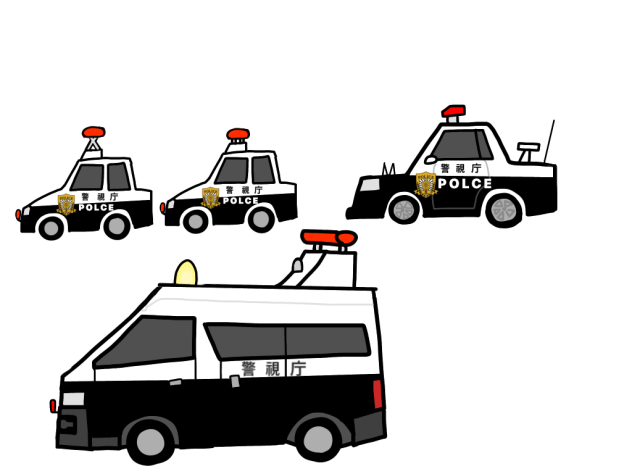 警らパトロールカー&高速機動隊パトロールカー&事故処理車