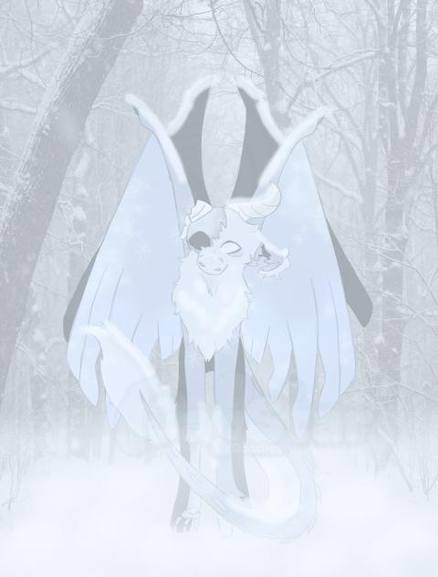 Drawcember day 1 - 𝓛𝓸𝓢𝓽 𝓲𝓷 𝓽𝓱𝓮 𝓕𝓻𝓸𝓢𝓽