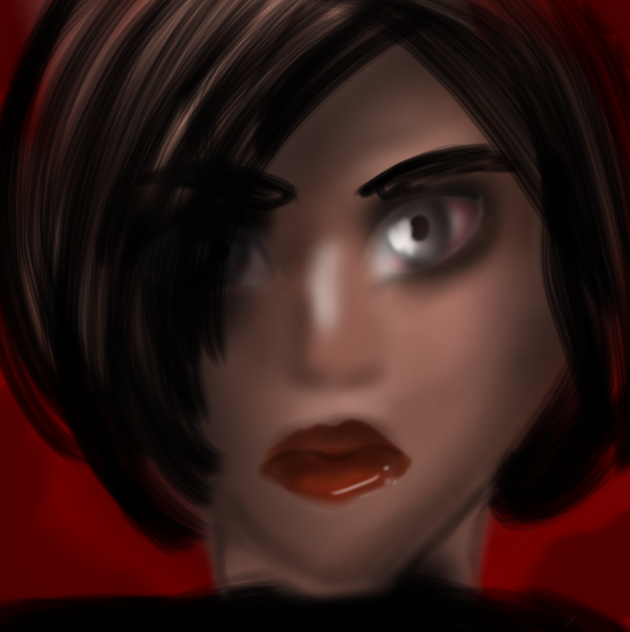 First time I draw face