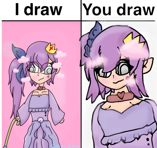 i drew Sami Arts character