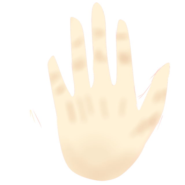 A hand doing peace sign - ibisPaint