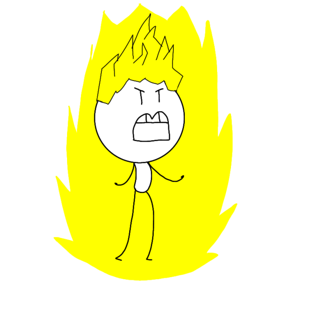 супер саян - ibisPaint