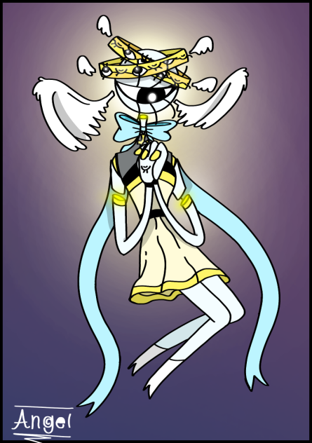 I redesigned one of my old ocs!