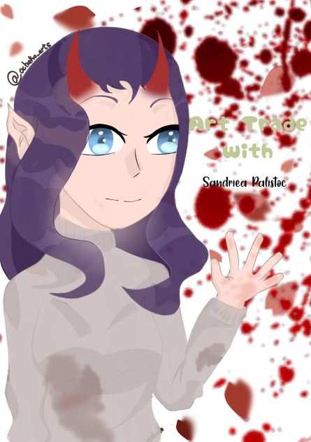 Art trade with Sandriea Palistoc
