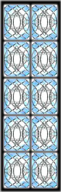 素材 窓 （縦長 アイアン）